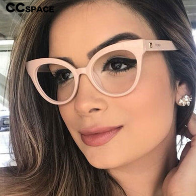 45143 Cat Eye Anti Blue Light Glasses Frames Elegant Women Brand Designer Female  Optical EyeGlasses Eyewear