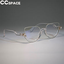 Load image into Gallery viewer, 45159 Cat Eye Glasses Frames Women Trending Styles Half Frame Designer Computer Glasses