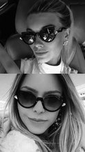 Load image into Gallery viewer, 45159 Semi-Rimless Cat Eye Anti Blue Women Glasses Frame Crystal Diamonds EyeGlasses Frames Lady Eyewear