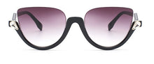 Load image into Gallery viewer, 45159s Diamonds Sunglasses For Women Cat Eye Half Frame Brand Designer Glasses Ladies Eyewear