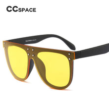 Load image into Gallery viewer, 45188 Ladies Oversized Square Sunglass Women Big Frame Brand Designer Sunglasses Rivet Pink Oculos De Sol Feminino