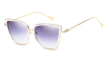 Load image into Gallery viewer, 45255 Women Cat Eye Sunglasses Mirror Glasses UV400 Male Female Shades