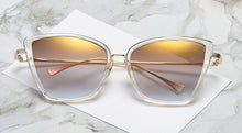 Load image into Gallery viewer, 45255 Women Cat Eye Sunglasses Mirror Glasses UV400 Male Female Shades