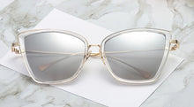 Load image into Gallery viewer, 45255 Women Cat Eye Sunglasses Mirror Glasses UV400 Male Female Shades