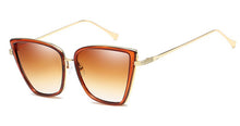 Load image into Gallery viewer, 45255 Women Cat Eye Sunglasses Mirror Glasses UV400 Male Female Shades
