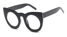 Load image into Gallery viewer, 45256 Colors Cat Eye Sunglasses Round Lens Men Women Big Frame Brand Glasses Designer Male Female Shades Oculos De Sol