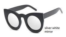 Load image into Gallery viewer, 45256 Colors Cat Eye Sunglasses Round Lens Men Women Big Frame Brand Glasses Designer Male Female Shades Oculos De Sol
