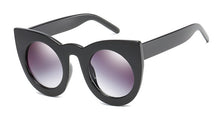 Load image into Gallery viewer, 45256 Colors Cat Eye Sunglasses Round Lens Men Women Big Frame Brand Glasses Designer Male Female Shades Oculos De Sol