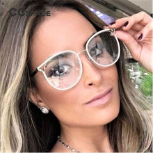 Load image into Gallery viewer, Ladies Cat Eye Glasses Frames For Women Metal frame Optical Fashion Eyewear Computer EyeGlasses