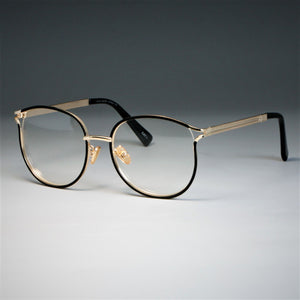 Ladies Cat Eye Glasses Frames For Women Metal frame Optical Fashion Eyewear Computer EyeGlasses