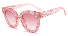 Load image into Gallery viewer, 45285 Colors G Diamond Crystal Star Sunglasses For Women Square Brand Glasses Designer Female Shades UV Protection