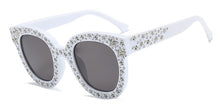 Load image into Gallery viewer, 45285 Colors G Diamond Crystal Star Sunglasses For Women Square Brand Glasses Designer Female Shades UV Protection