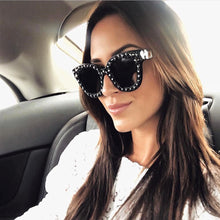 Load image into Gallery viewer, 45285 Colors G Diamond Crystal Star Sunglasses For Women Square Brand Glasses Designer Female Shades UV Protection