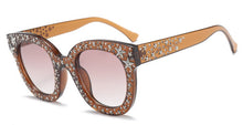 Load image into Gallery viewer, 45285 Colors G Diamond Crystal Star Sunglasses For Women Square Brand Glasses Designer Female Shades UV Protection