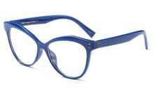 Carica l&#39;immagine nel visualizzatore di Gallery, 45288 Montature per occhiali Cat Eye da donna anti blu Occhiali da vista per computer con design di marca Rivet 