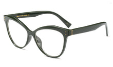 Carica l&#39;immagine nel visualizzatore di Gallery, 45288 Montature per occhiali Cat Eye da donna anti blu Occhiali da vista per computer con design di marca Rivet 