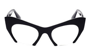 Retro Half Frame Cat Eye Glasses Frames Women Optical Fashion Eyewear Computer Glasses