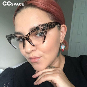 Retro Half Frame Cat Eye Glasses Frames Women Optical Fashion Eyewear Computer Glasses