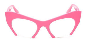 Retro Half Frame Cat Eye Glasses Frames Women Optical Fashion Eyewear Computer Glasses