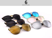 Load image into Gallery viewer, 45314 Women Gothic Eyewear Cat Eye Sunglasses Women Skull Frame Square Pink Brand Glasses Designer Female Shades