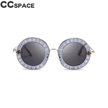 Load image into Gallery viewer, 45319 Retro Round Sunglasses Women Love Shades Letters Little Bee Men Women UV400 Glasses Designer
