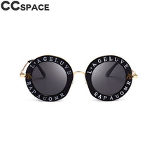 Load image into Gallery viewer, 45319 Retro Round Sunglasses Women Love Shades Letters Little Bee Men Women UV400 Glasses Designer