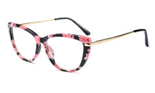 Load image into Gallery viewer, 45366 Cat Eye Anti-blue Light Glasses Frames Women Red Pink Optical EyeGlasses Prescription Eyewear Computer EyeGlasses
