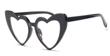 Load image into Gallery viewer, 45368 Ladies Heart Frame Pink Red Sunglasses For Women Brand Glasses Designer Black Female Shades