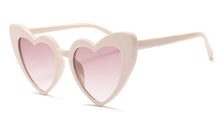 Load image into Gallery viewer, 45368 Ladies Heart Frame Pink Red Sunglasses For Women Brand Glasses Designer Black Female Shades