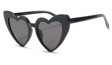 Load image into Gallery viewer, 45368 Ladies Heart Frame Pink Red Sunglasses For Women Brand Glasses Designer Black Female Shades