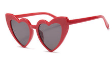 Load image into Gallery viewer, 45368 Ladies Heart Frame Pink Red Sunglasses For Women Brand Glasses Designer Black Female Shades