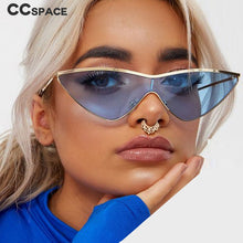 Load image into Gallery viewer, 45373 Metal Frame Cat Eye Sunglasses Men Women Shades UV400 Vintage Glasses