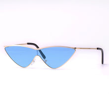 Load image into Gallery viewer, 45373 Metal Frame Cat Eye Sunglasses Men Women Shades UV400 Vintage Glasses