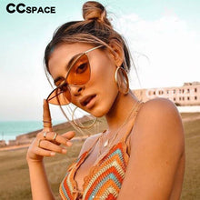 Load image into Gallery viewer, 45373 Metal Frame Cat Eye Sunglasses Men Women Shades UV400 Vintage Glasses