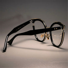 Load image into Gallery viewer, 45376 Metal Cat Eye Glasses Frames Women Designer Optical EyeGlasses Eyewear Computer Glasses