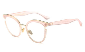 Women Cat Eye Glasses Frames Optical EyeGlasses Fashion Metal Frame Prescription Eyewear Computer Glasses