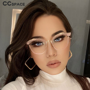 45376 Women Cat Eye Glasses Frames Optical EyeGlasses Metal Frame Prescription Eyewear Computer Glasses