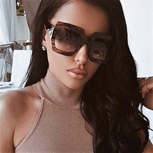 Load image into Gallery viewer, 45406 Sexy Square Frame Sunglasses Women Shades goggles Men UV400 Brand Glasses Female