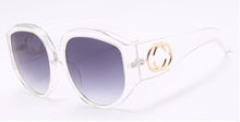 Load image into Gallery viewer, 45413 Oversized Oval Sunglasses Men Women Glasses Designer UV400  Male Female Shades