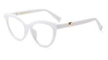 Load image into Gallery viewer, 45490 Ladies Eyebrows Square Frames Women Brand Designer Optical EyeGlasses Computer Glasses