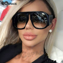 Load image into Gallery viewer, 45509 Ladies Round Sunglasses For Women Big Frame Gradient Brand Glasses Designer Male Female Shades