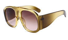 Load image into Gallery viewer, 45509 Ladies Round Sunglasses For Women Big Frame Gradient Brand Glasses Designer Male Female Shades