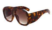 Load image into Gallery viewer, 45509 Ladies Round Sunglasses For Women Big Frame Gradient Brand Glasses Designer Male Female Shades