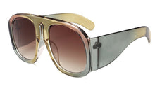 Load image into Gallery viewer, 45509 Ladies Round Sunglasses For Women Big Frame Gradient Brand Glasses Designer Male Female Shades