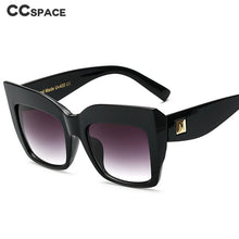 Load image into Gallery viewer, 45512 Big Glasses Frame Cat Eye Women sunglasses Retro Oversized Eyeglasses
