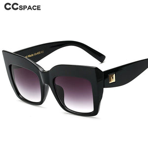 45512 Big Glasses Frame Cat Eye Women sunglasses Retro Oversized Eyeglasses