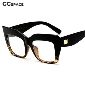 45512 Big Glasses Frame Cat Eye Women sunglasses Retro Oversized Eyeglasses