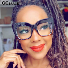 Load image into Gallery viewer, 45512 Big Glasses Frame Cat Eye Women sunglasses Retro Oversized Eyeglasses