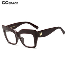 Load image into Gallery viewer, 45512 Cat Eye sunglasses Women Retro Glasses Frame Oversized Eyeglasses UV400