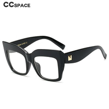 Load image into Gallery viewer, 45512 Cat Eye sunglasses Women Retro Glasses Frame Oversized Eyeglasses UV400